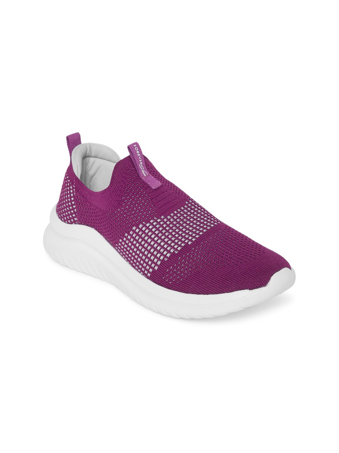 

Forever Glam by Pantaloons Women Purple Textile Walking Non-Marking Shoes