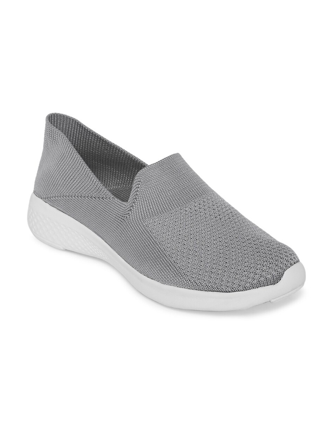 

People Women Grey Textile Walking Non-Marking Shoes