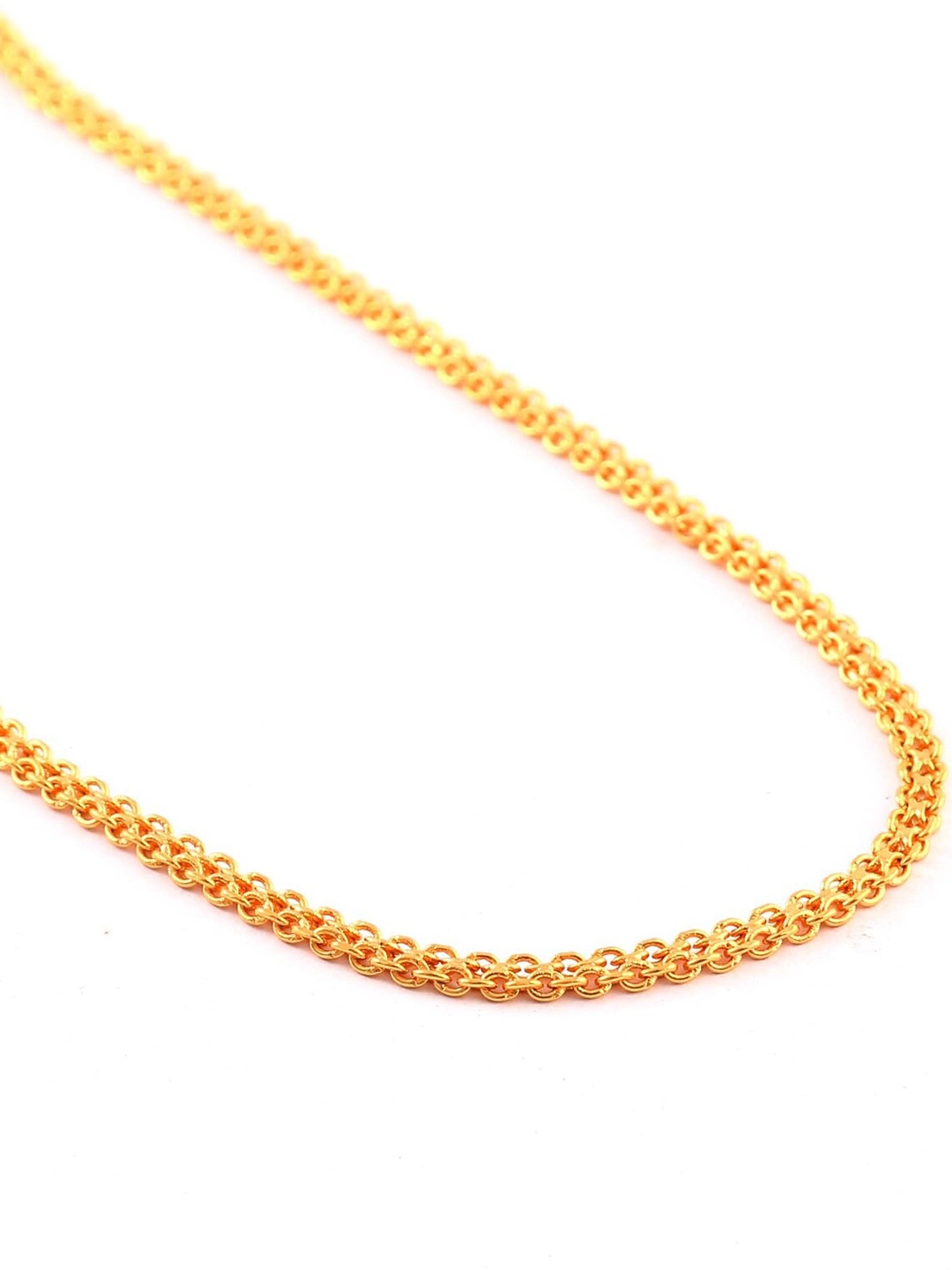 

Jewar Mandi Unisex Gold-Toned Gold-Plated Antique Chain