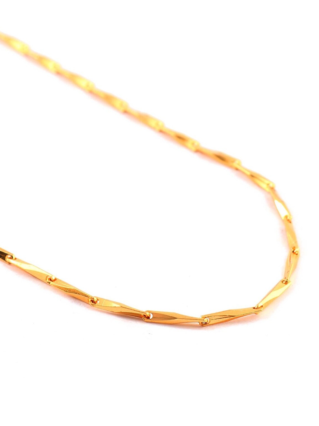 

Jewar Mandi Unisex Gold-Toned Gold-Plated Antique Chain