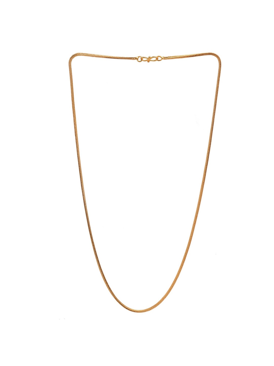

Jewar Mandi Unisex Gold-Toned Brass Gold-Plated Chain