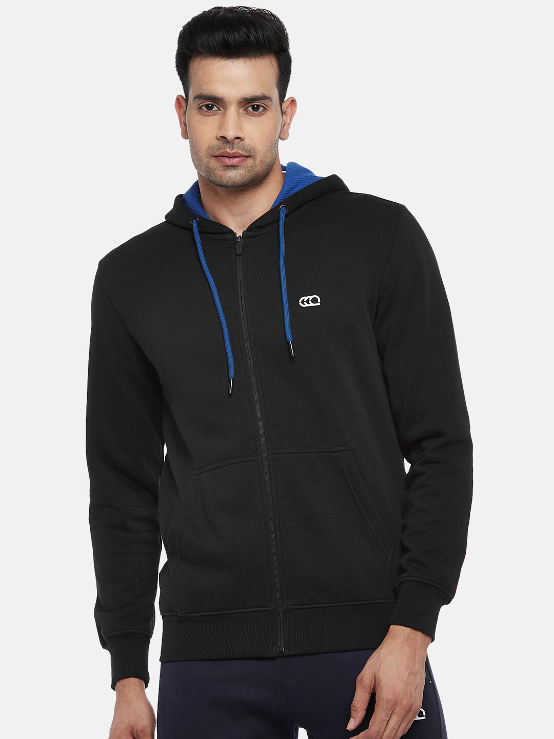 

Ajile by Pantaloons Men Black Hooded Sweatshirt