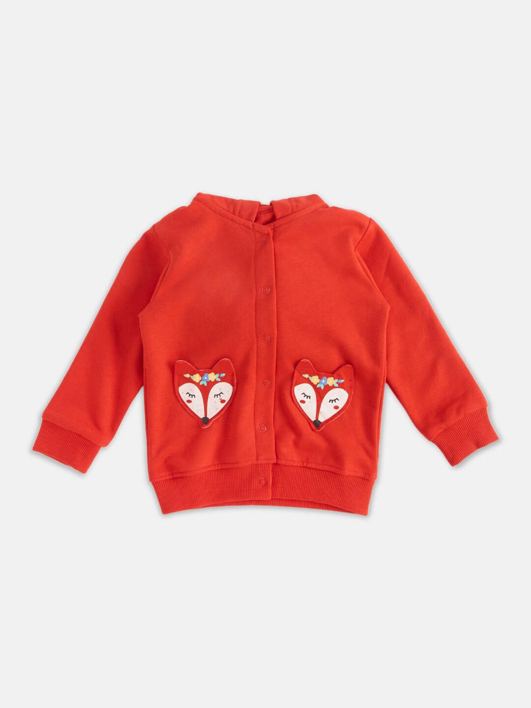 

Pantaloons Baby Girls Red Sweatshirt