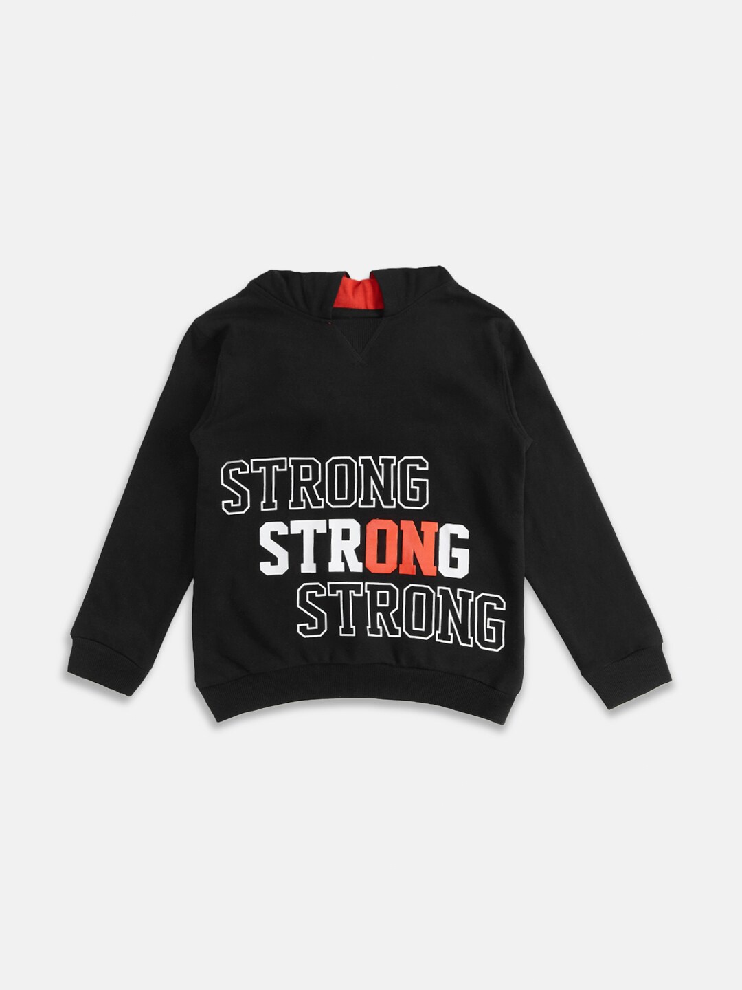 

Pantaloons Junior Boys Black Printed Sweatshirt