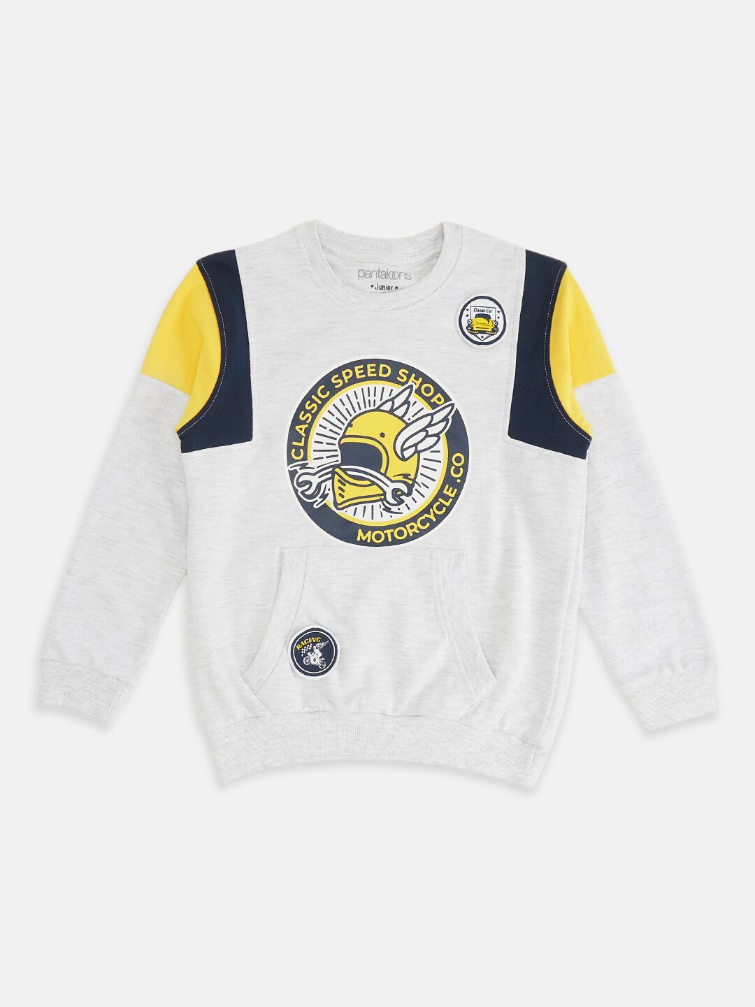 

Pantaloons Junior Boys Grey Printed Sweatshirt