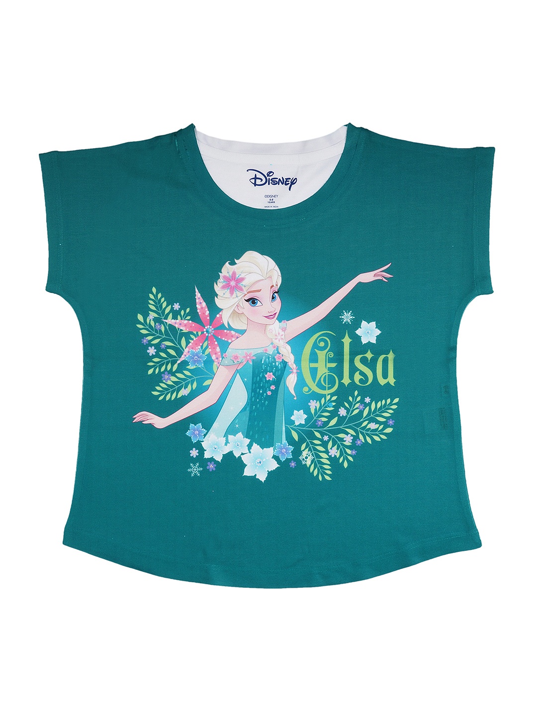 

Disney by Wear Your Mind Green Printed T-shirt