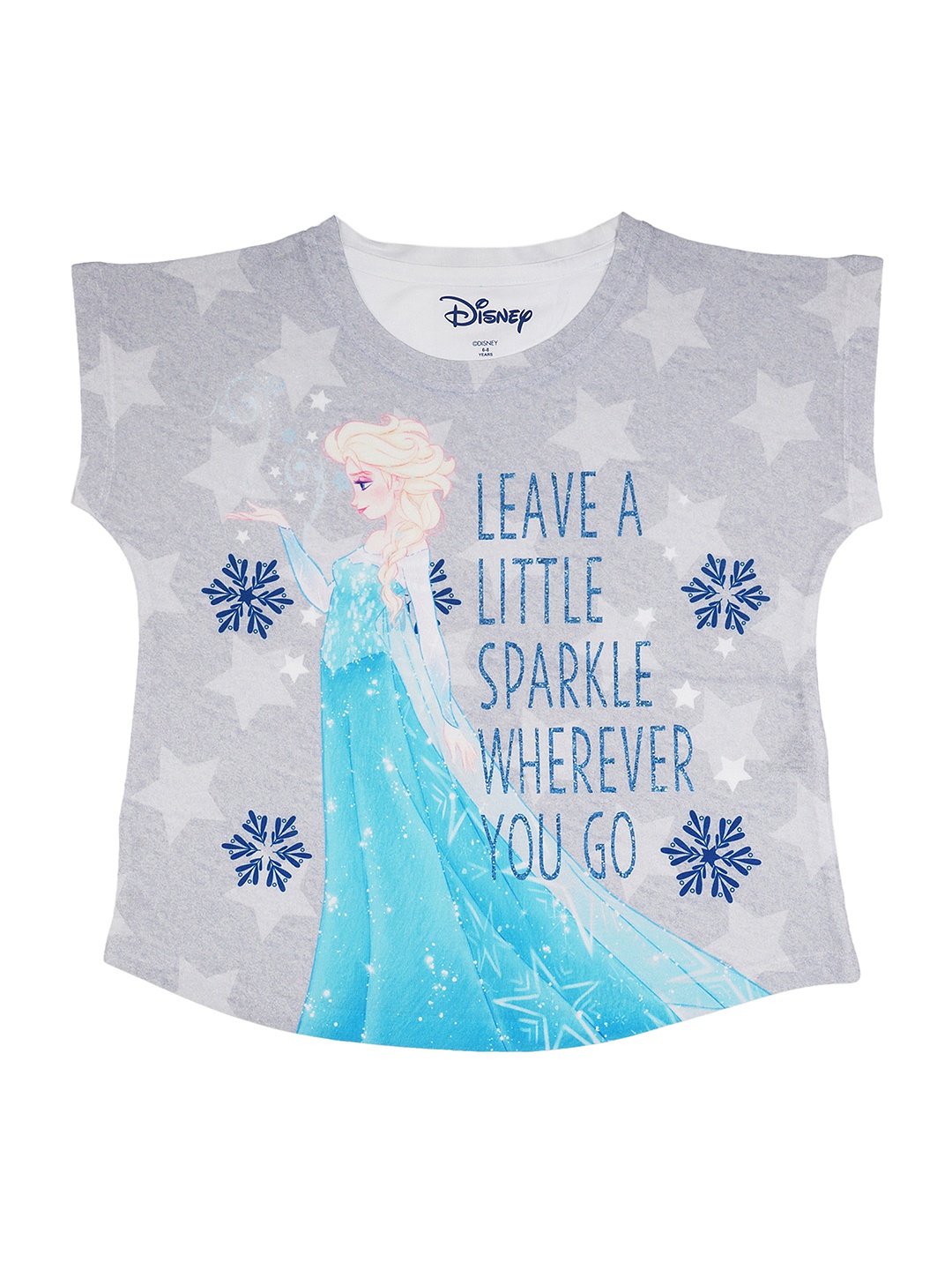 

Disney by Wear Your Mind Grey Printed T-shirt