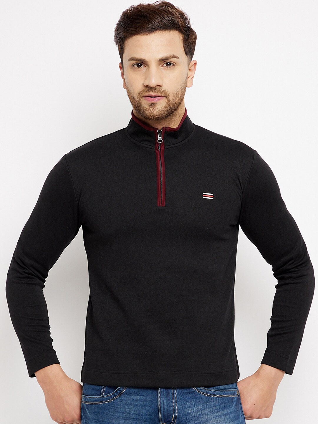 

HARBOR N BAY Men Black Pullover Sweatshirt