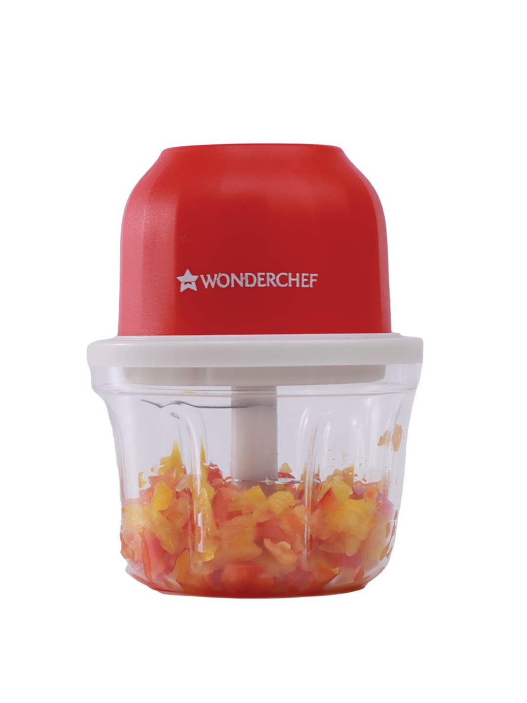 

Wonderchef Red Solid Cordless Chopper