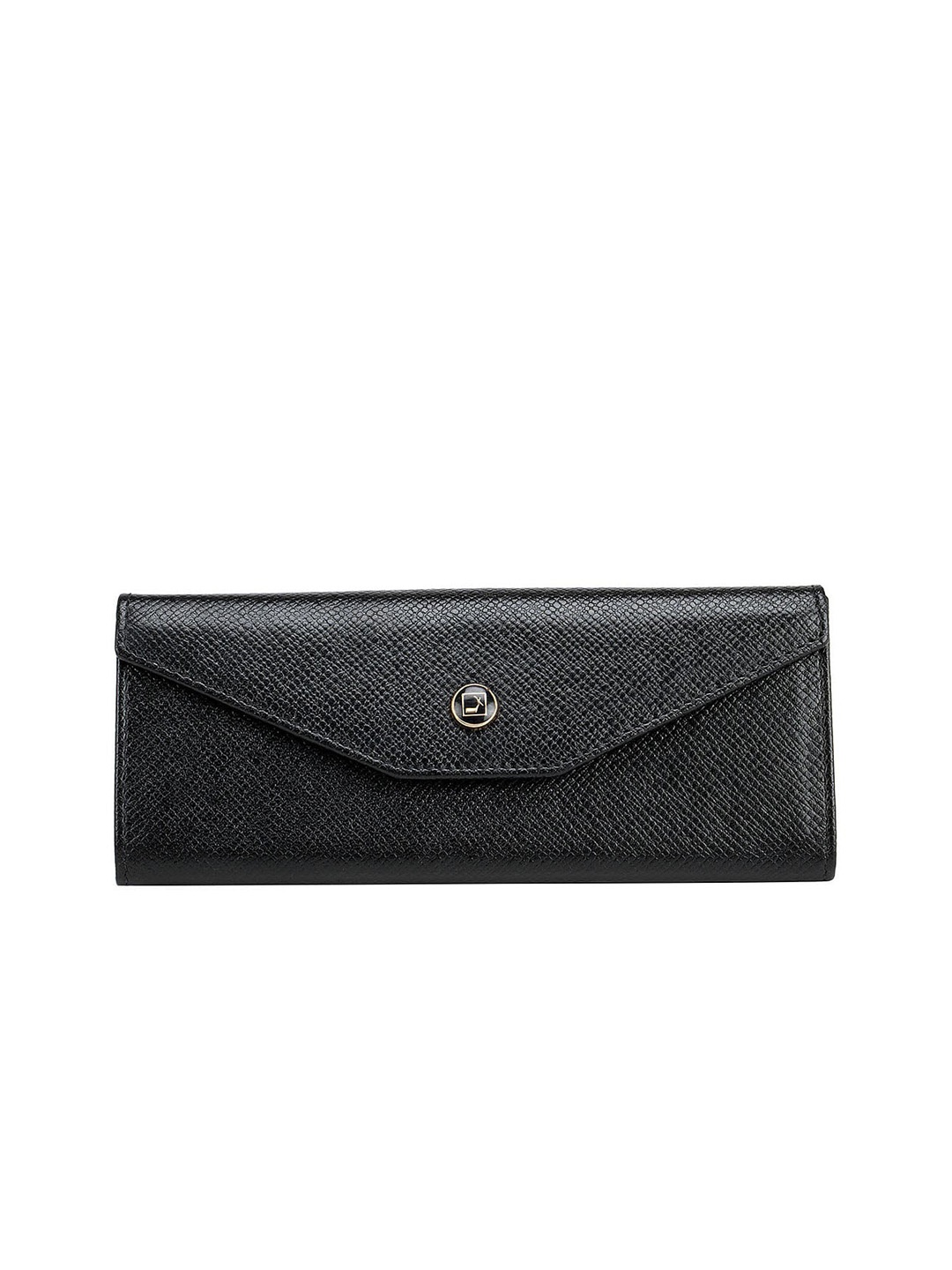 

Da Milano Black Textured Leather Sunglasses Case