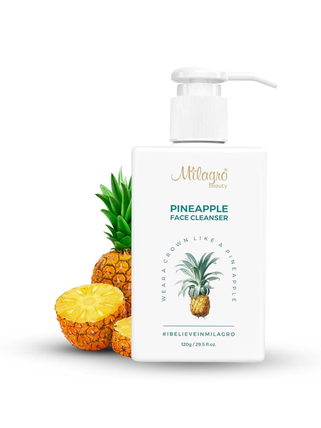 

Milagro beauty Pineapple Face Cleanser 100ml, Transparent