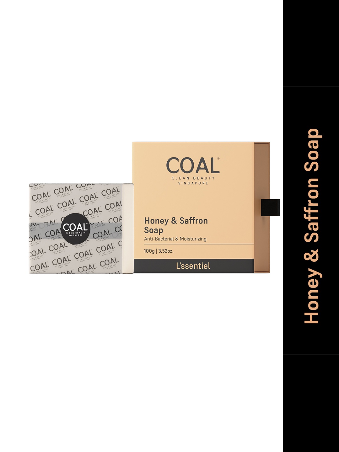 

COAL CLEAN BEAUTY Beige Honey & Saffron Moisturizing Soap