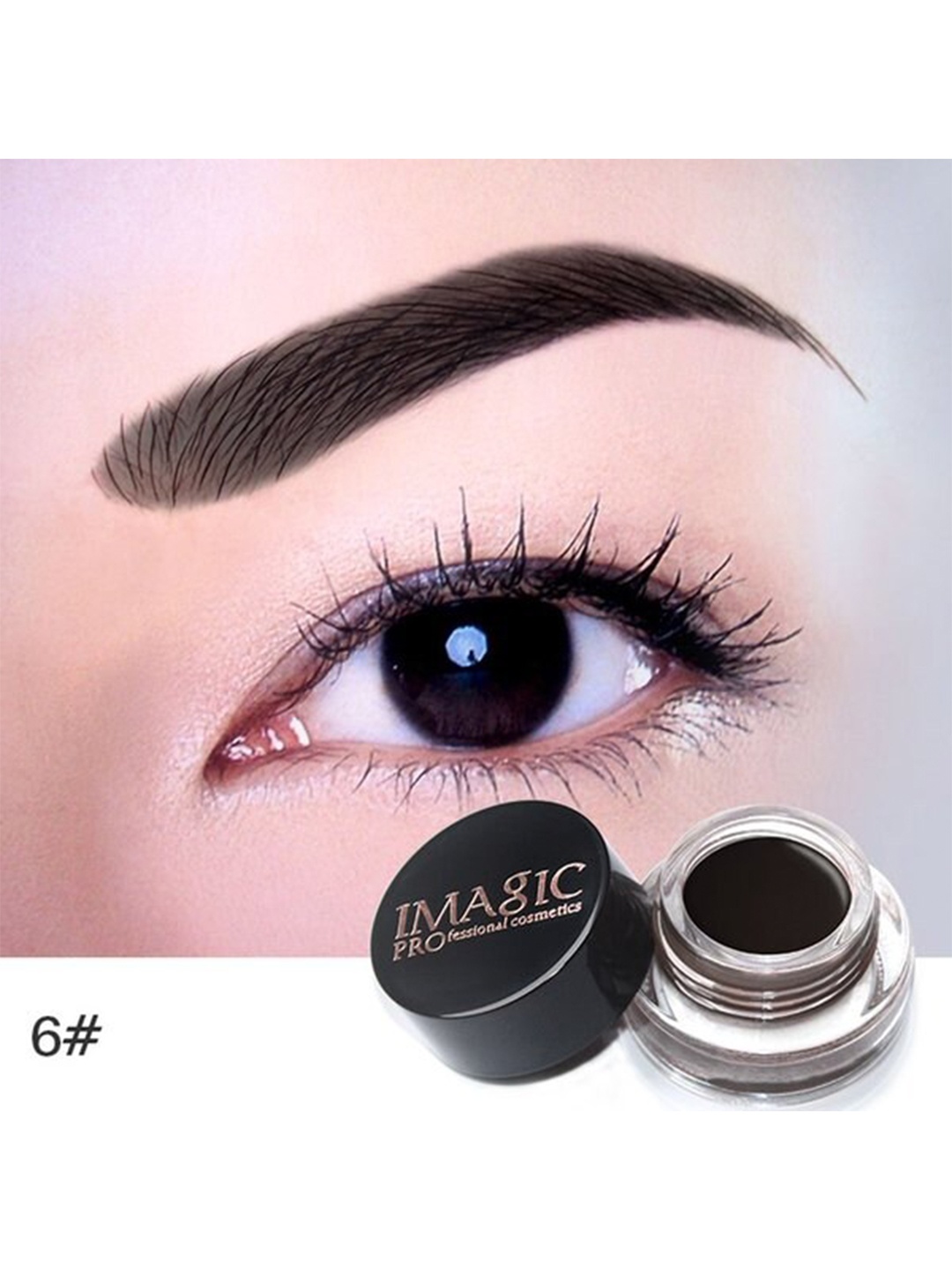 

IMAGIC IMAGIC Water Resistant & Sweatproof Eyebrow Gel - Black
