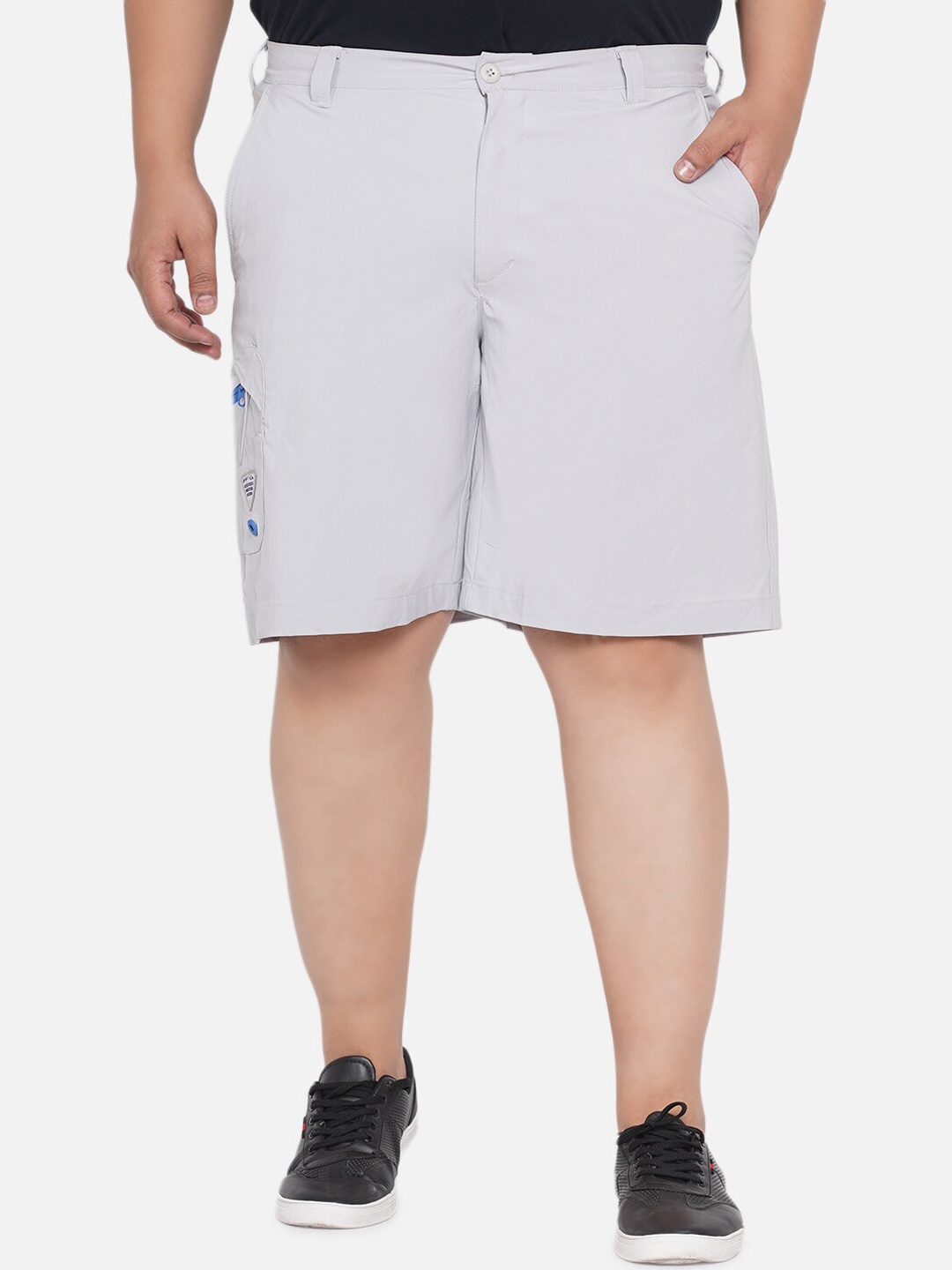 

Santonio Men Grey Pure Cotton Shorts