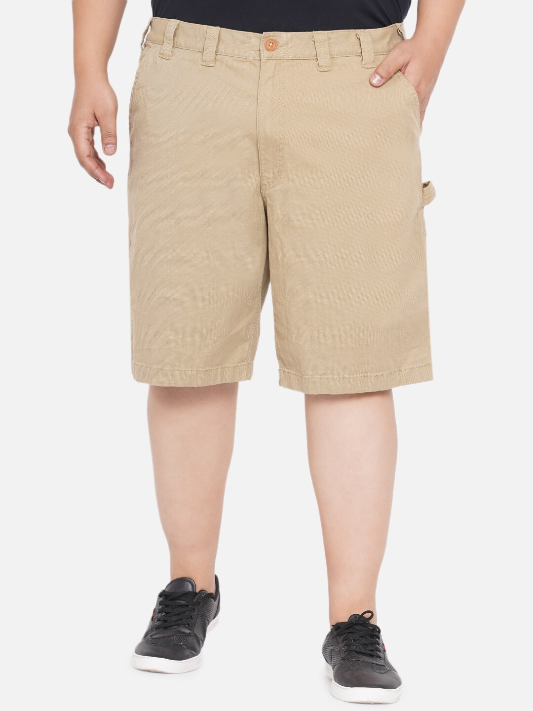 

Santonio Men Grey Chino Pure Cotton Shorts