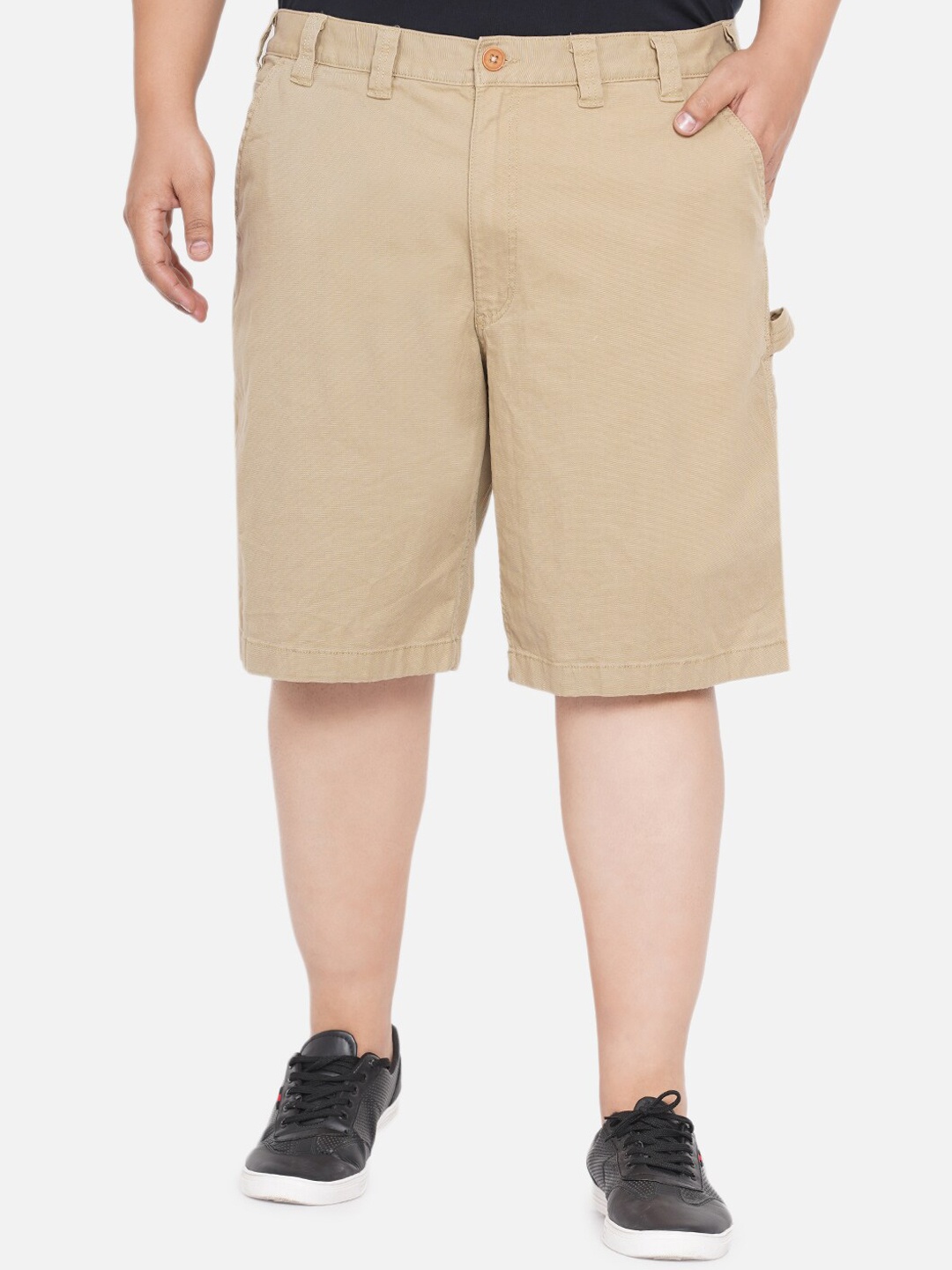 

Santonio Men Khaki Chino Pure Cotton Shorts