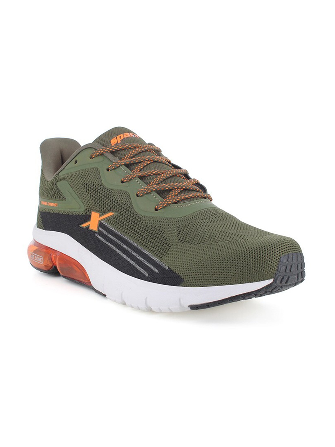 

Sparx Men Olive Green Mesh Running Non-Marking Shoes