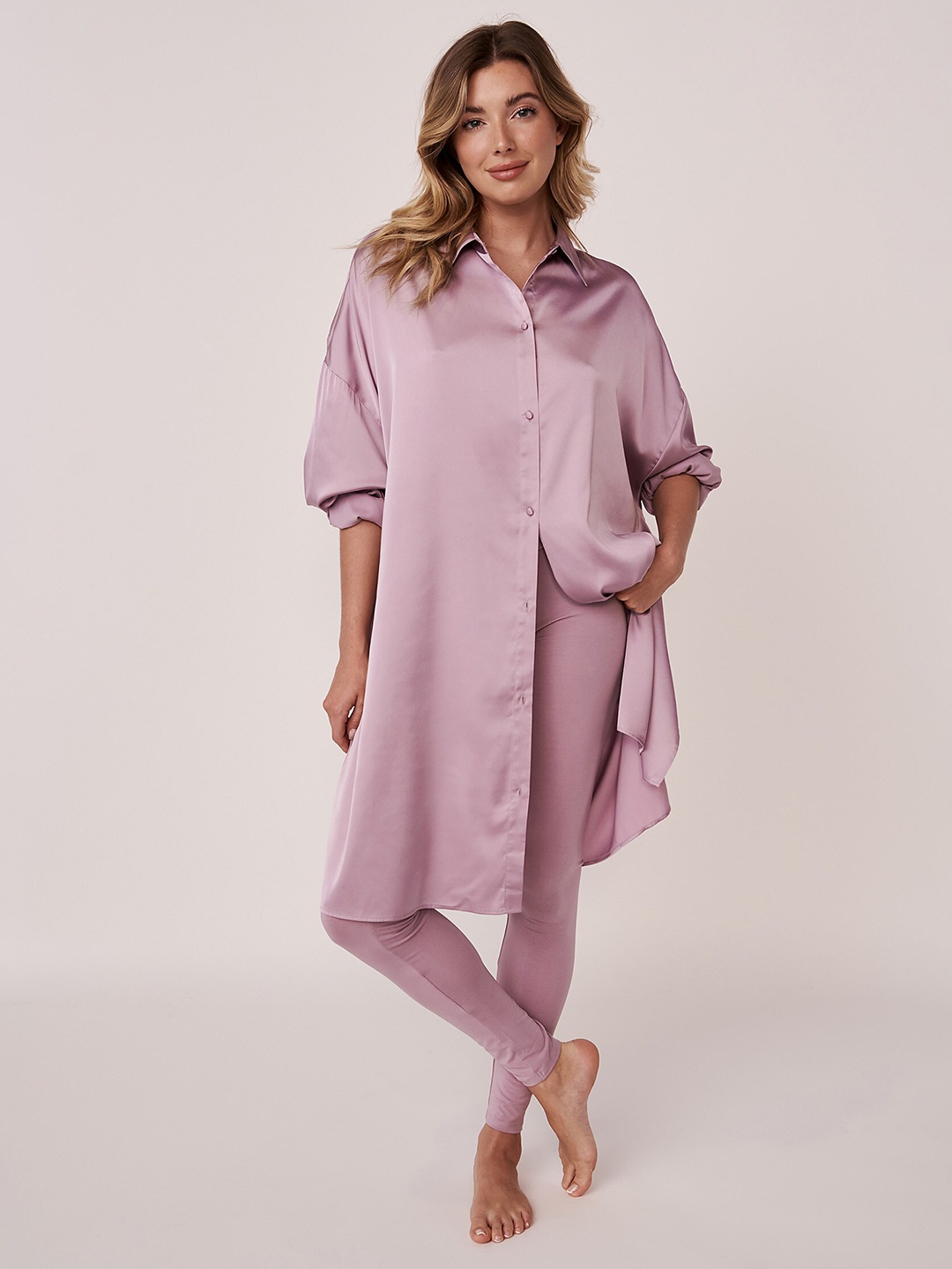 

La Vie en Rose Women Pink Nightdress