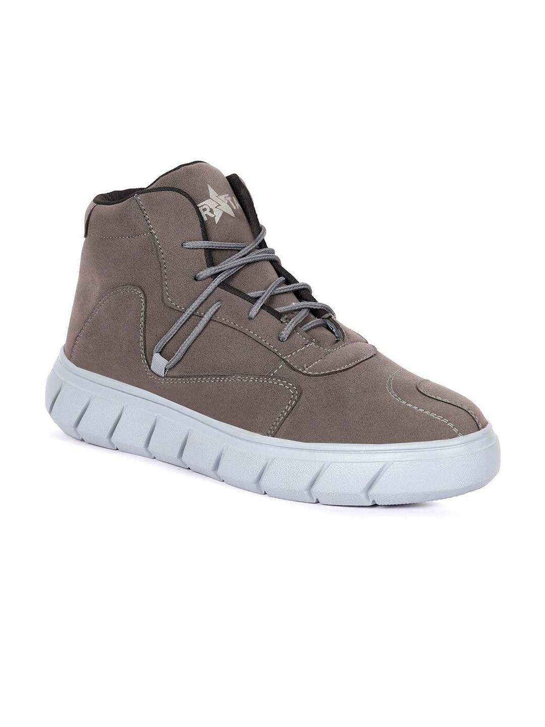 

FOUR STAR TRUCK SALES Men Grey Suede Sneakers