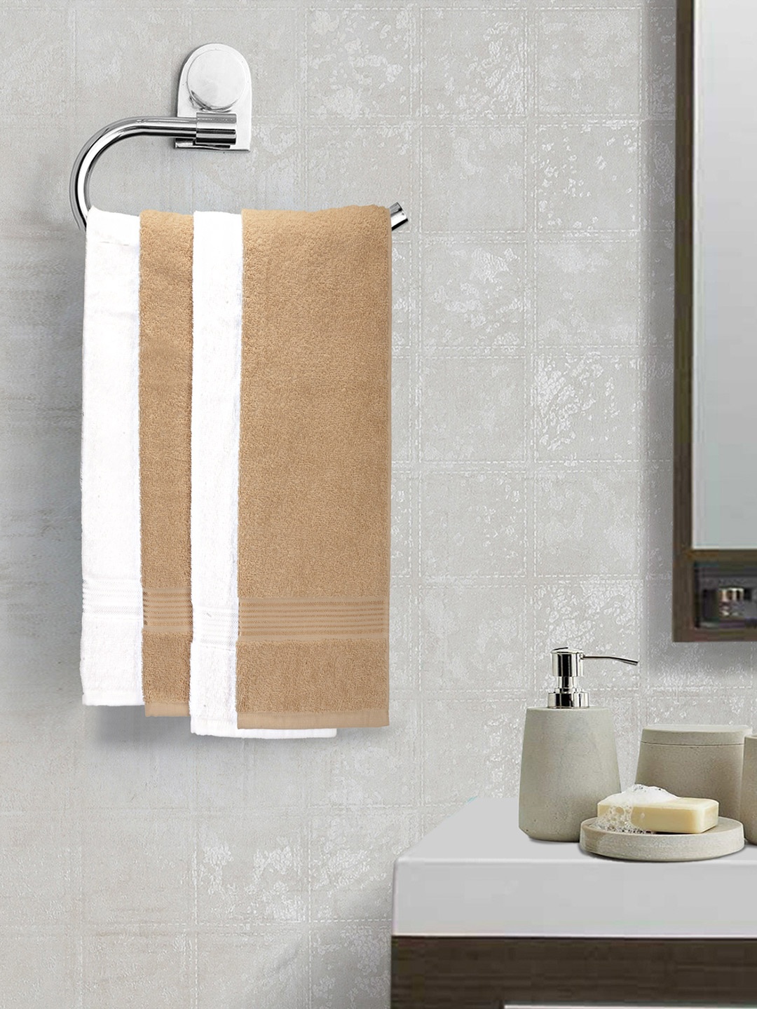 

BIANCA Set of 4 380 GSM Hand Towels, White