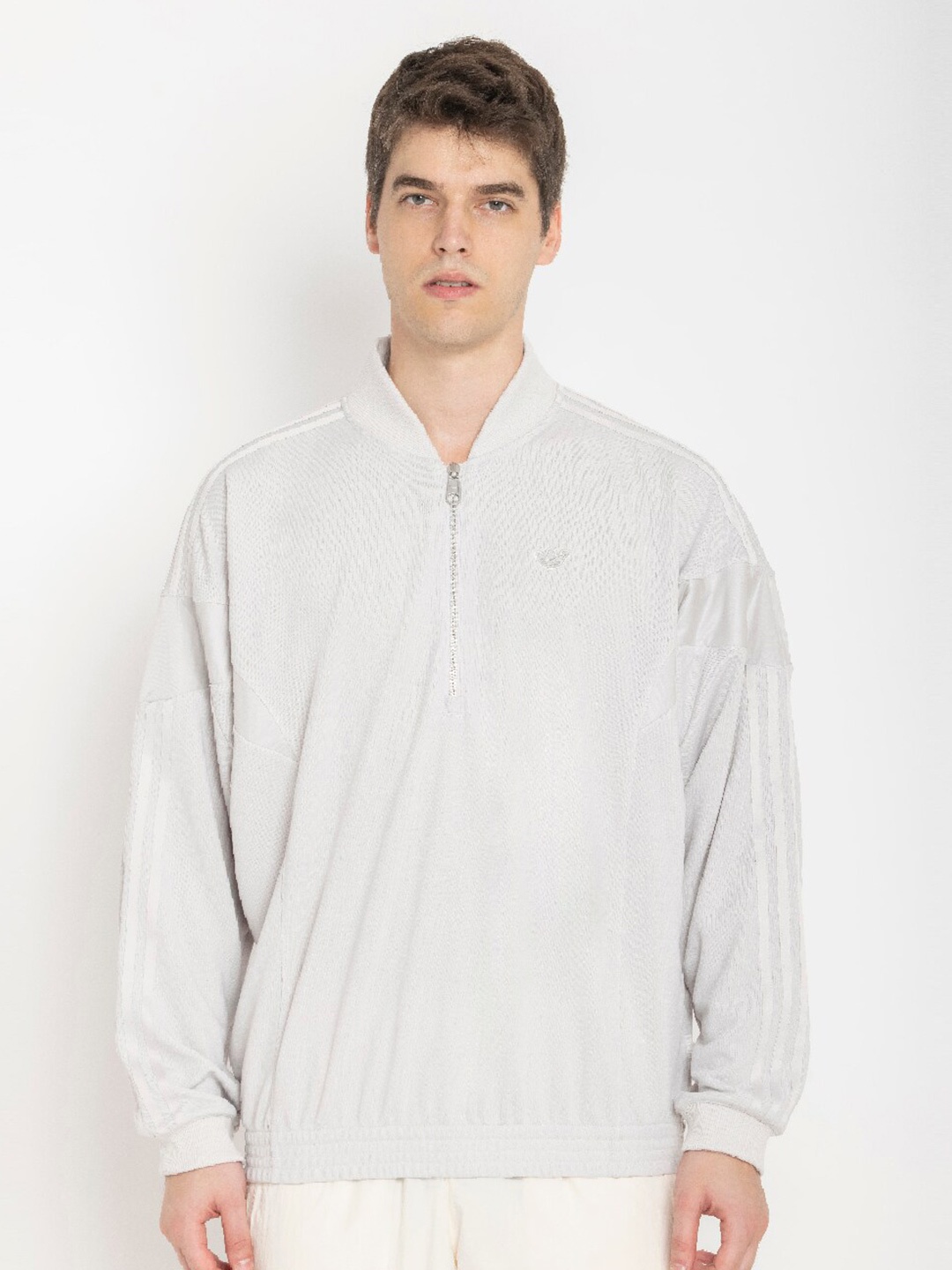 

ADIDAS Originals Men Grey CHLLNGR HZ CREW Sport Sweatshirt
