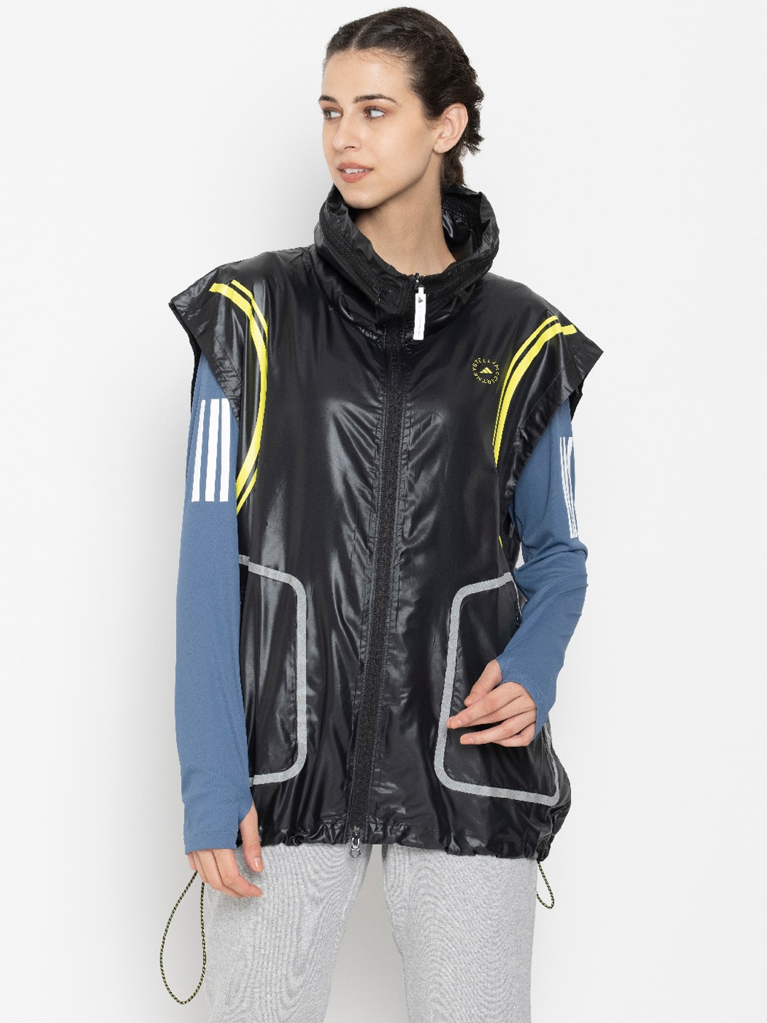 

ADIDAS by Stella McCartney Women TruePace Running Gilet, Black