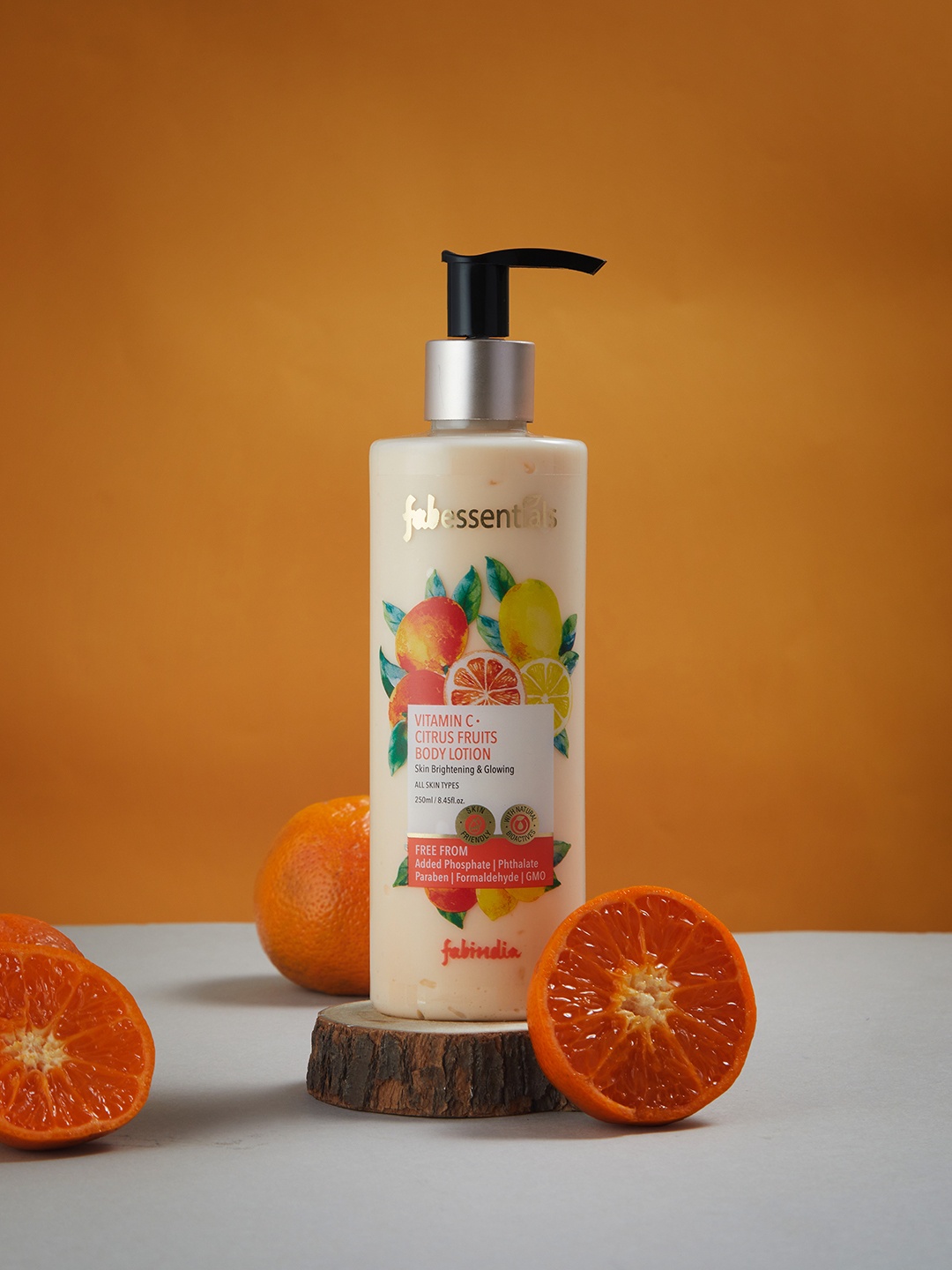 

Fabindia Vitamin C Citrus Fruits Body Lotion - 250 ml, Orange