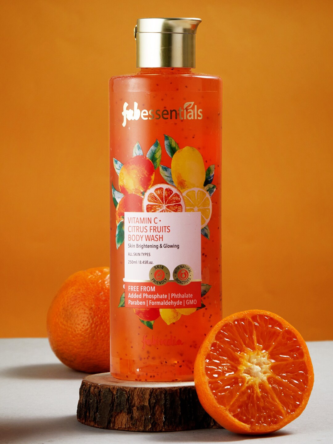 

Fabindia Vitamin C Citrus Fruits Body Wash 250ml, Orange