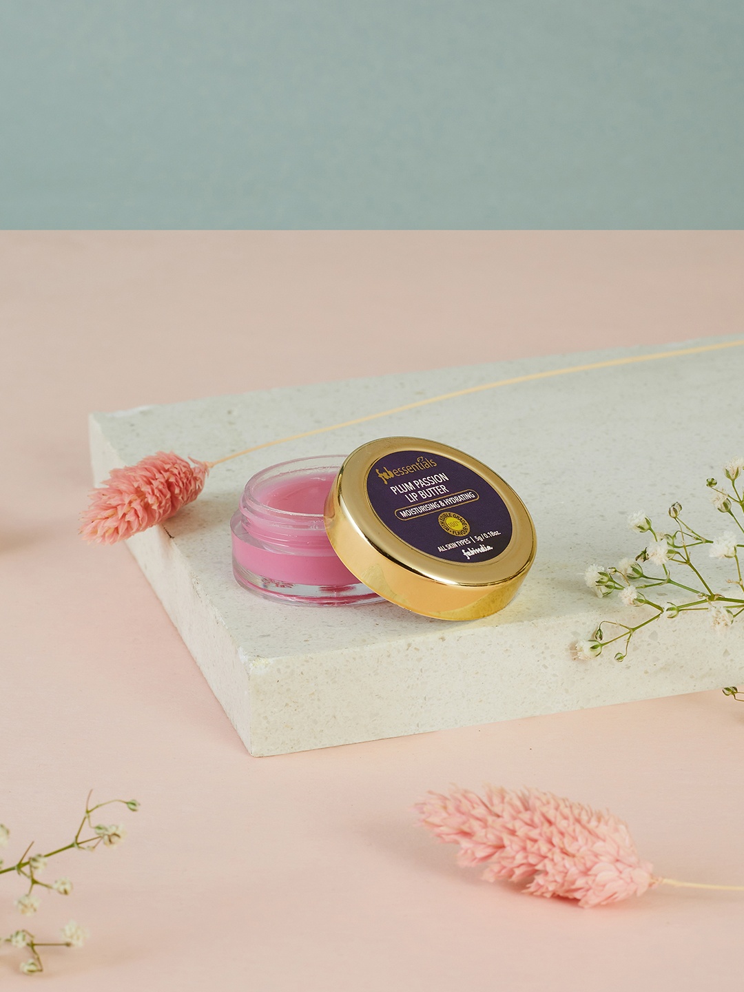

Fabindia Fabessentials Plum Passion Moisturising & Hydrating Lip Butter - 5g, Pink