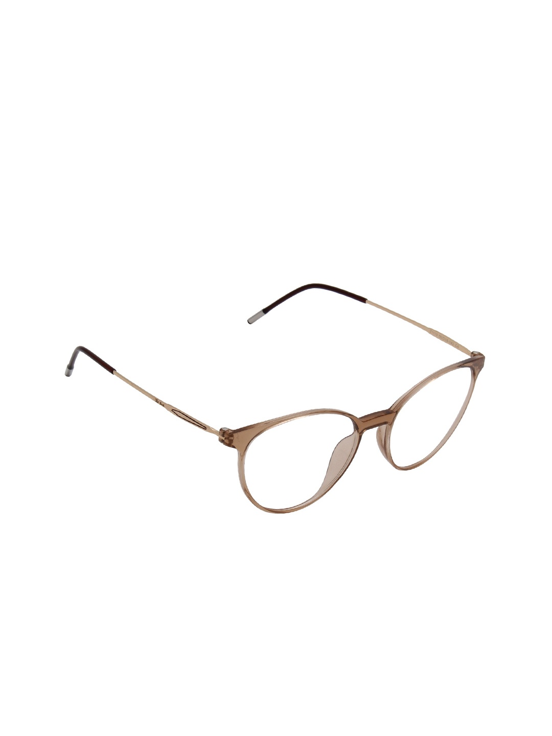 

Ted Smith Unisex Brown & Black Full Rim Cateye Frame