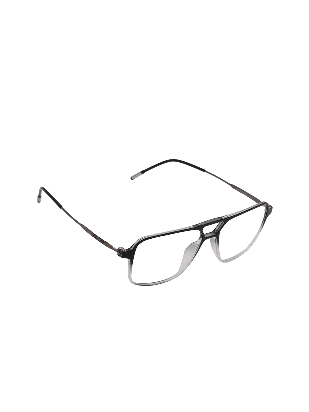 

Ted Smith Unisex Black Full Rim Aviator FrameFrames Eyeglasses