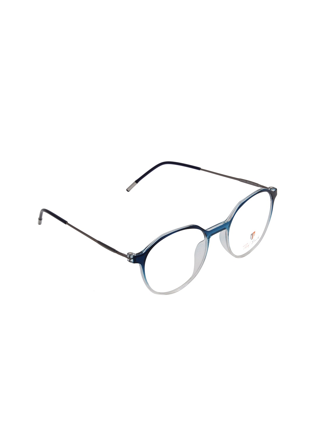 

Ted Smith Unisex Blue & Transparent Full Rim Round Frame