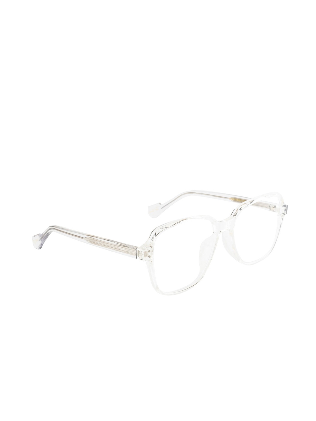 

Ted Smith Unisex Transparent Full Rim Square FrameFrames Eyeglasses
