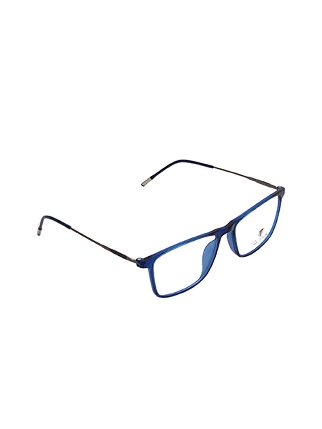 

Ted Smith Unisex Blue & Black Full Rim Rectangle FrameFrames Eyeglasses