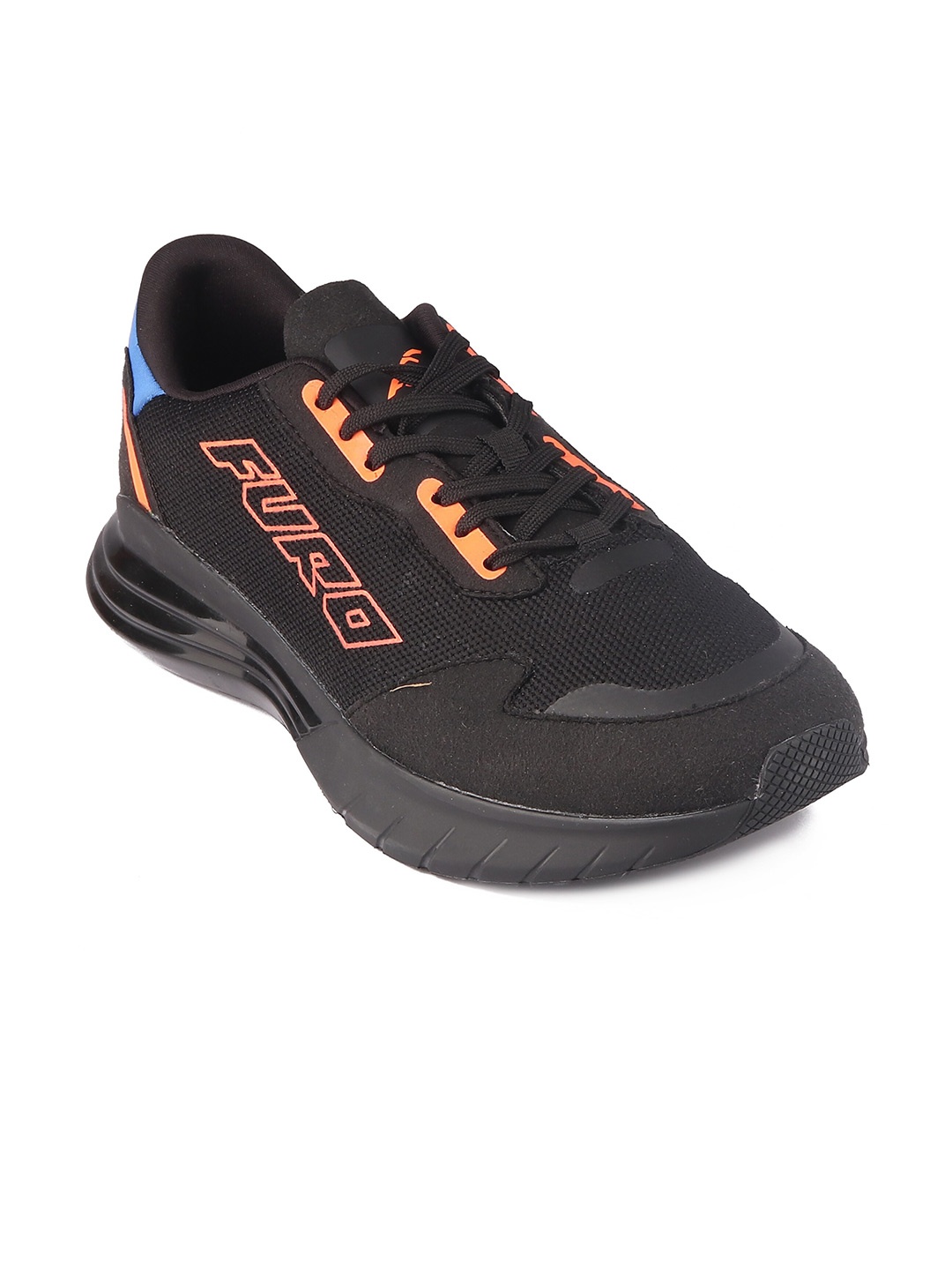 

TOP BRASS Men Black Air Max Mesh Running Sports Shoes
