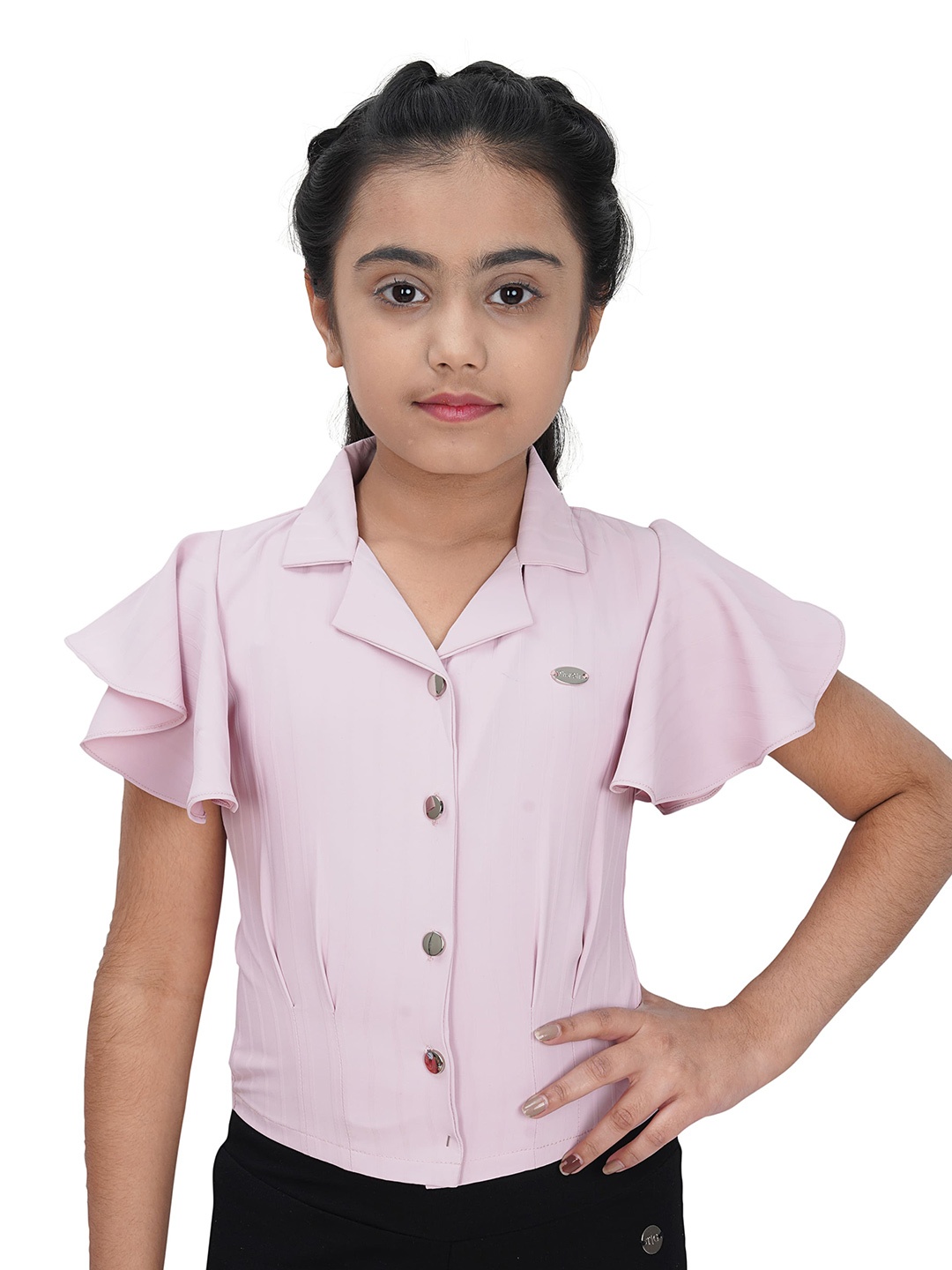 

Tiny Girl Girls Mauve Shirt Style Top