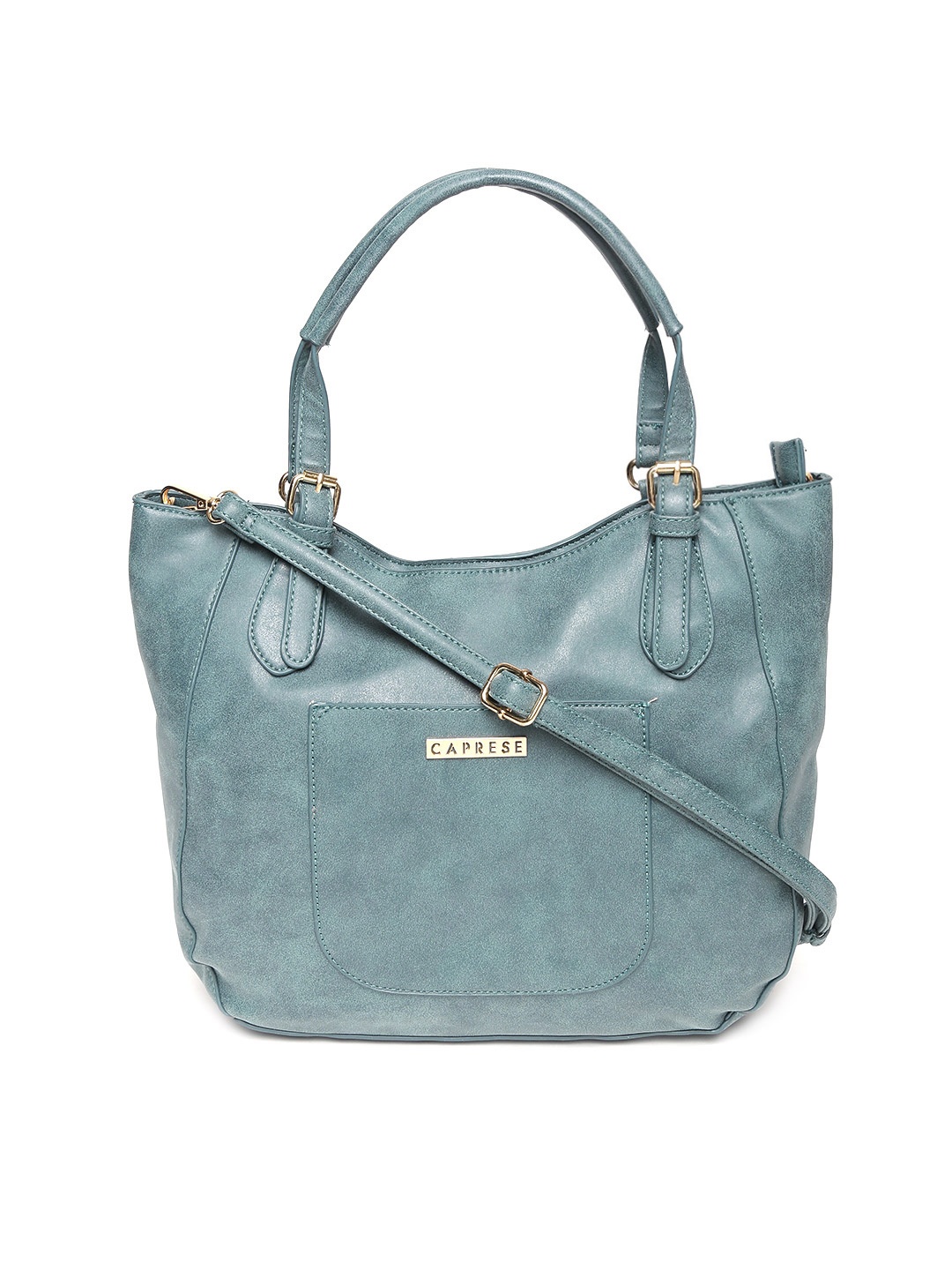 

Caprese Blue Solid Shoulder Bag