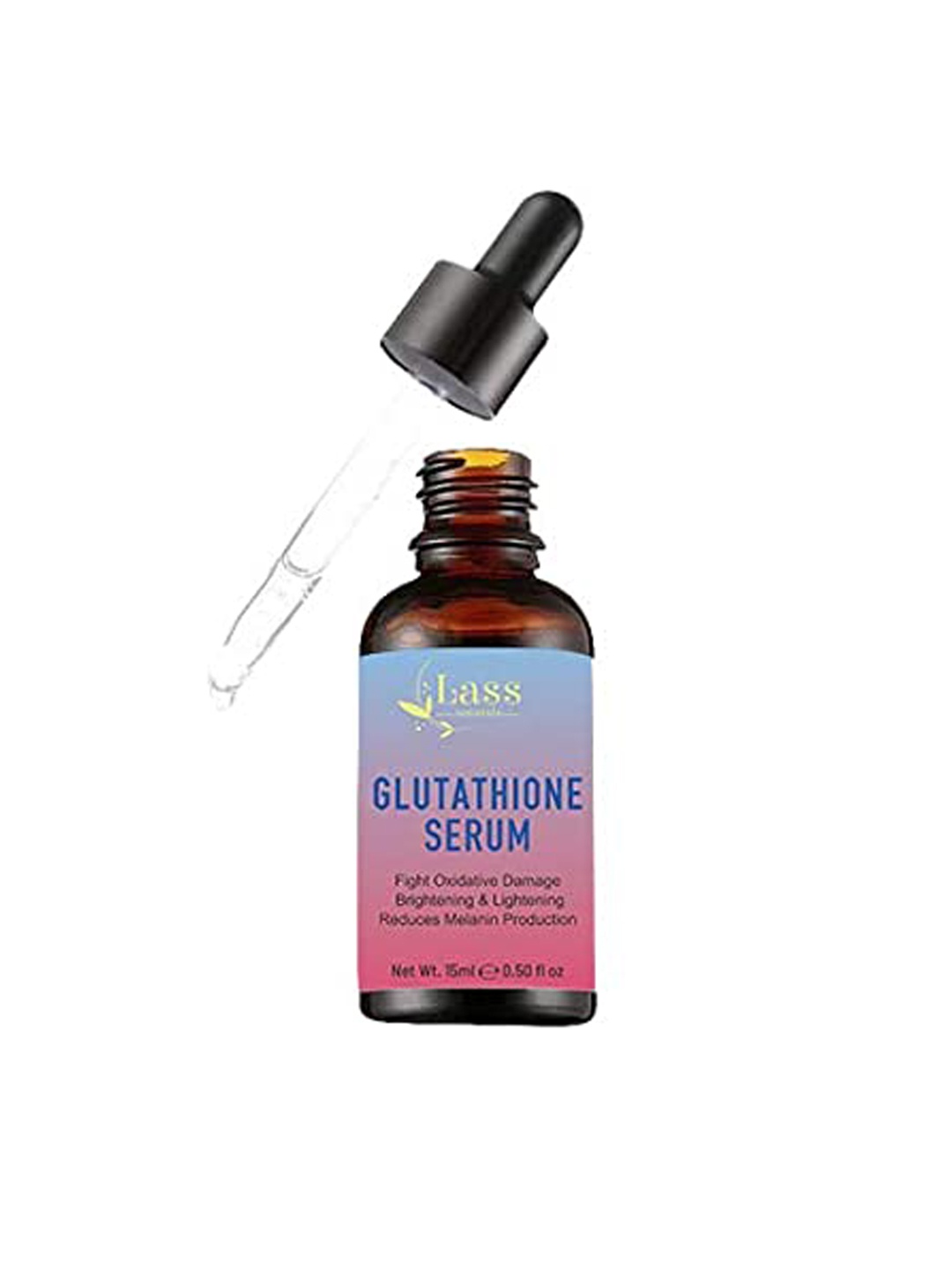 

Lass Naturals Glutathione Skin Whitening Skin Lightening Serum-15ml, Transparent