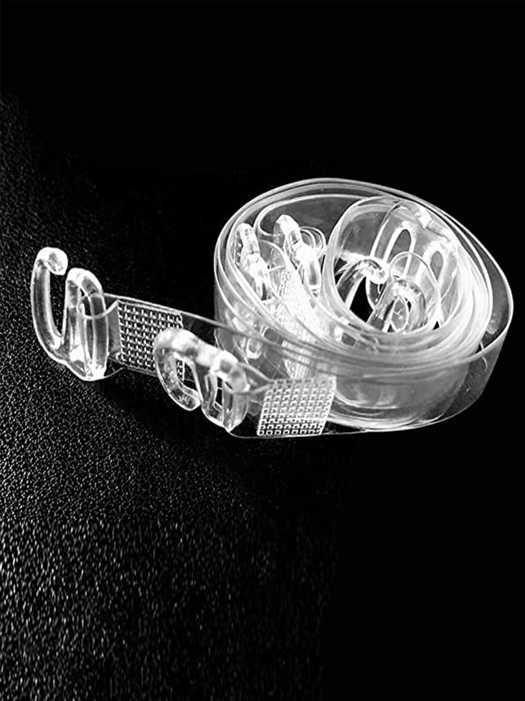 

FIMS Women Set of 2 Transparent Adjustable Bra Straps With 1 Free Bra Hook Extender