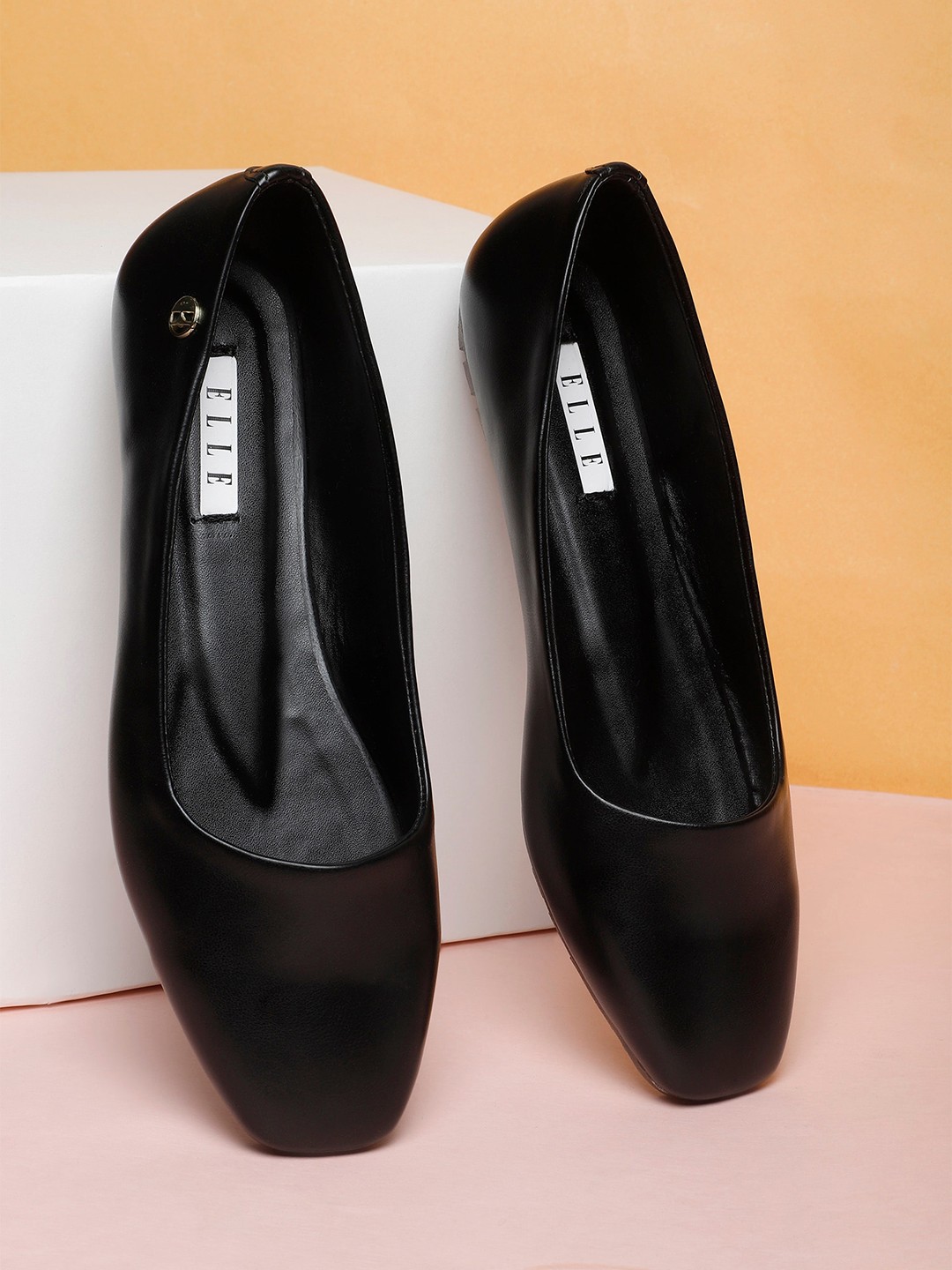 

ELLE Women Black Ballerinas Flats