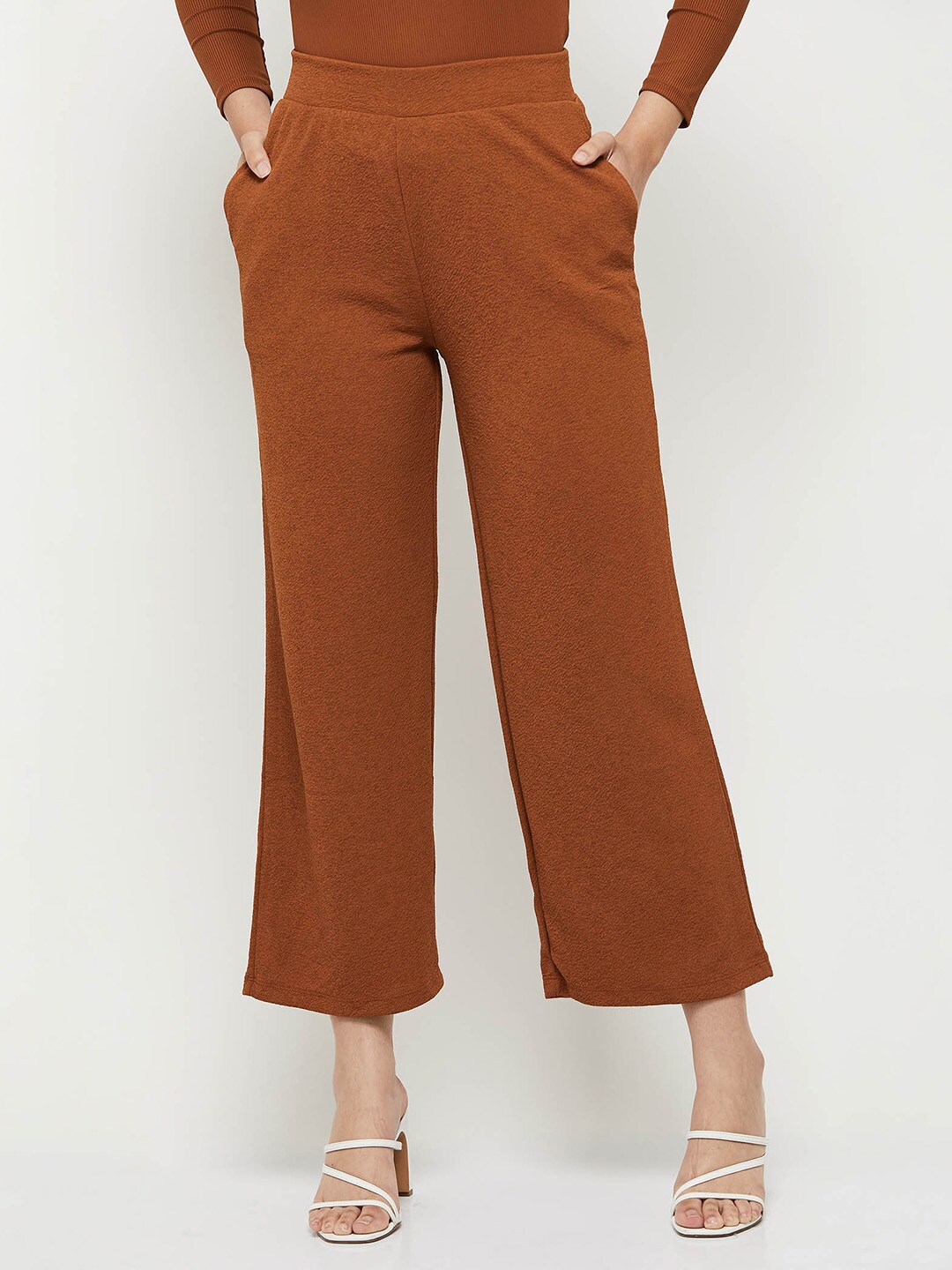 

max Women Brown Palazzos