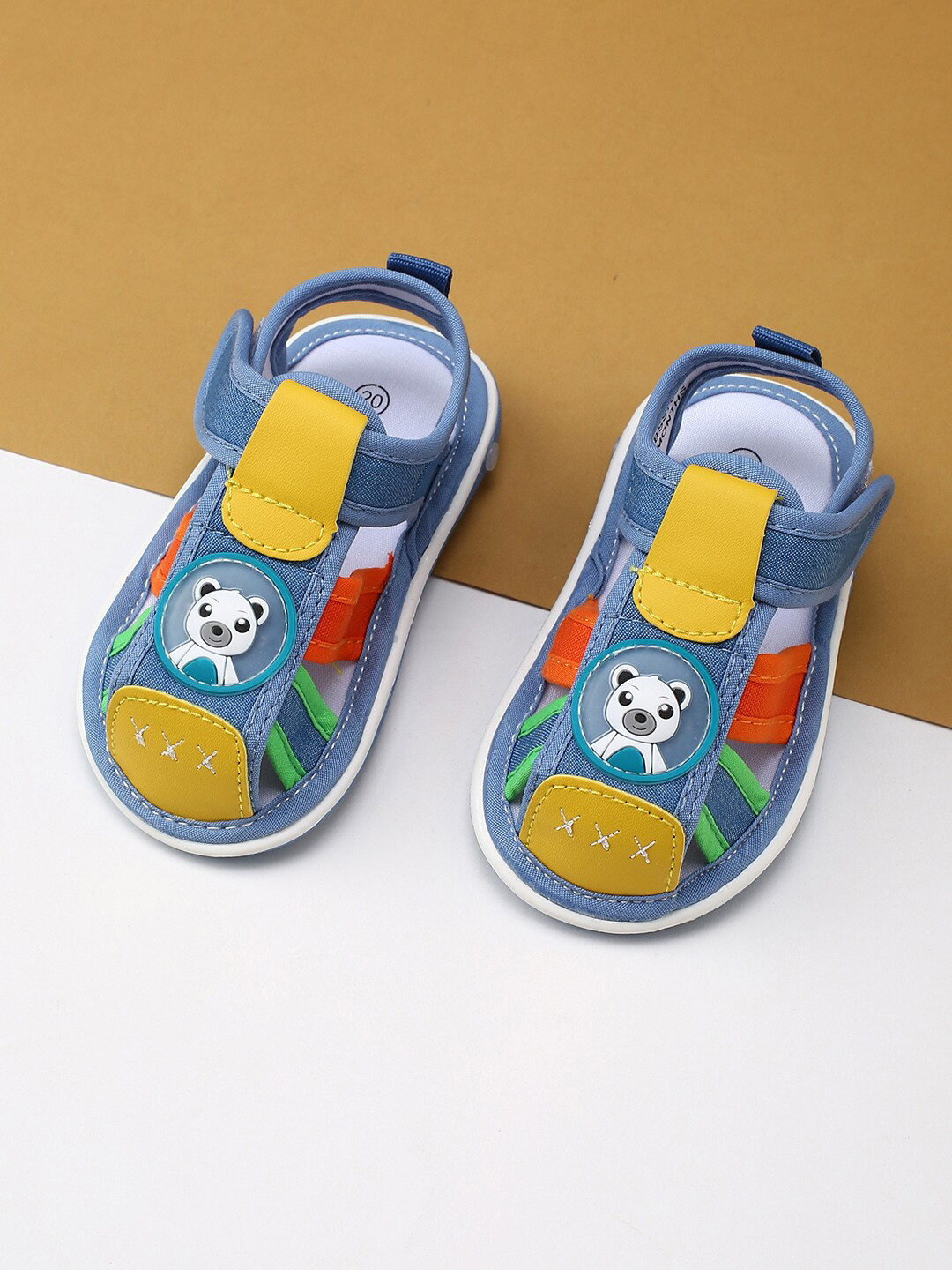 

max Boys Blue Canvas Comfort Sandals