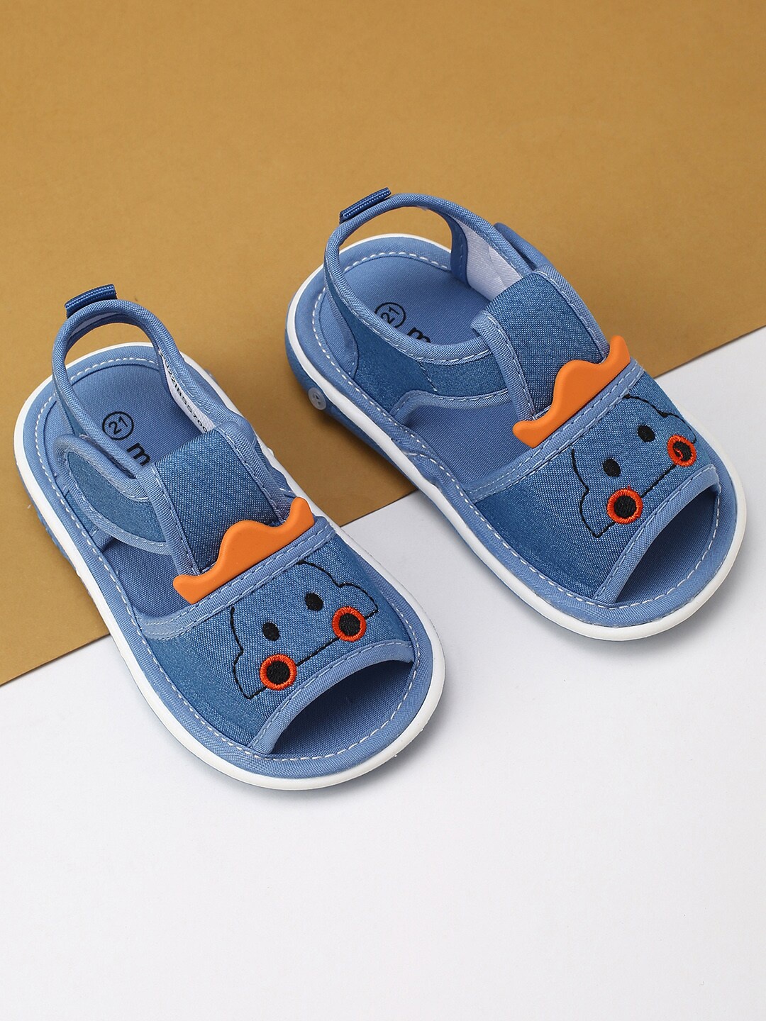 

max Boys Blue Canvas Comfort Sandals