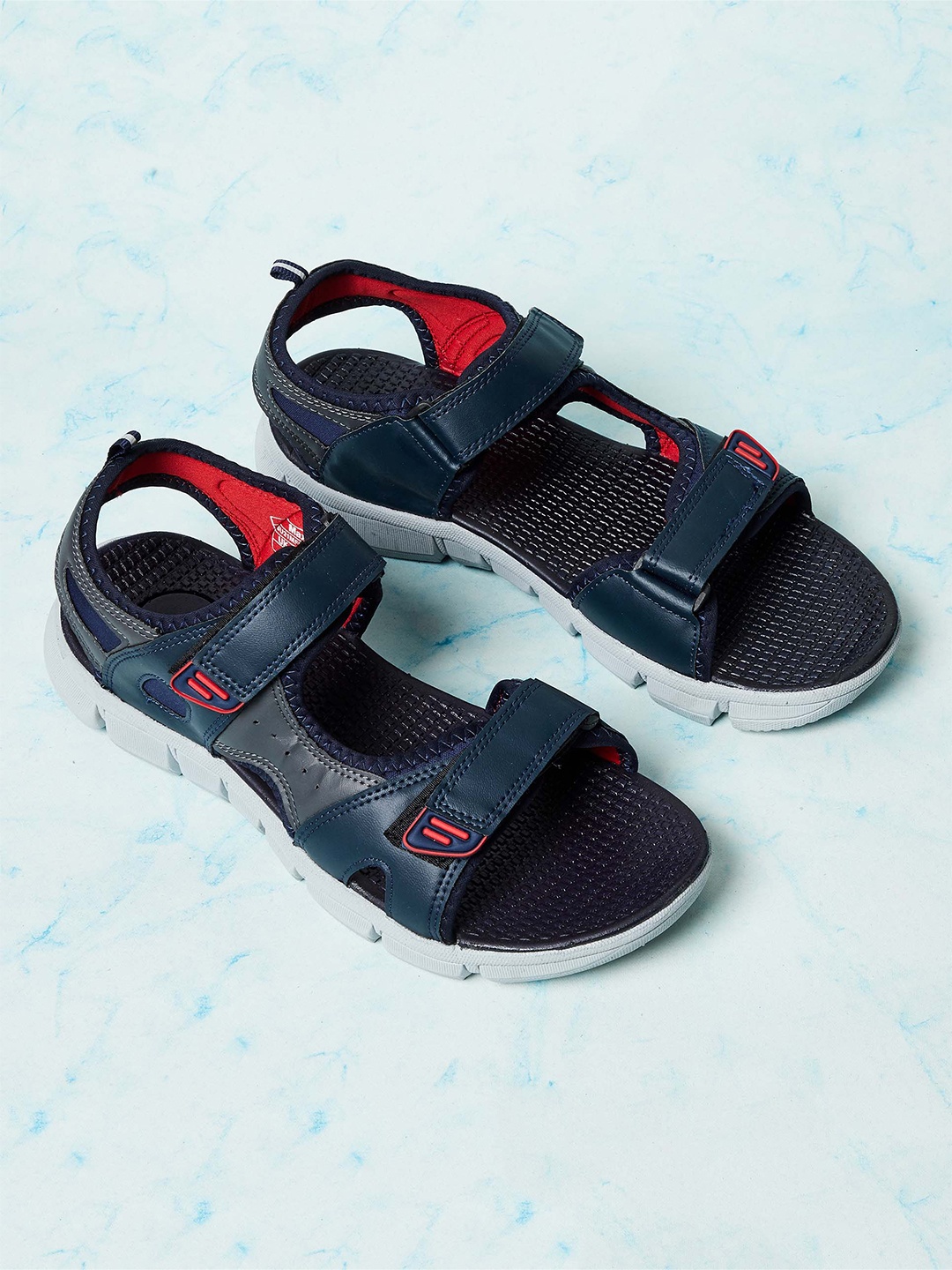 

max Men Navy Blue Sports Sandals