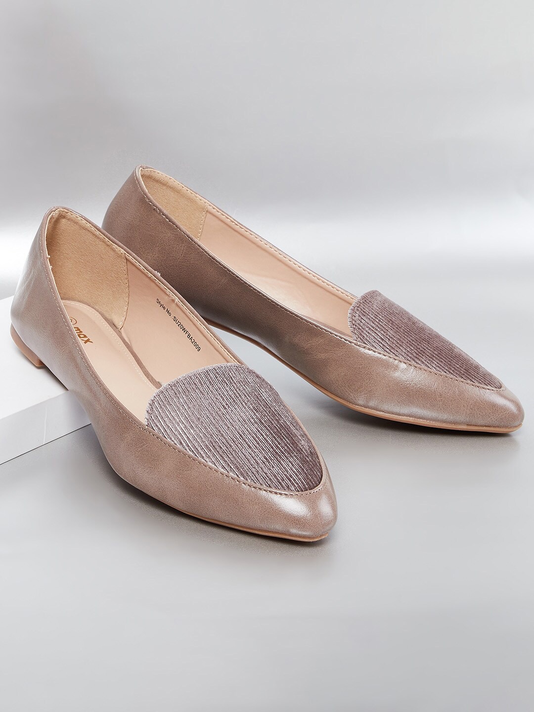 

max Women Brown PU Loafers