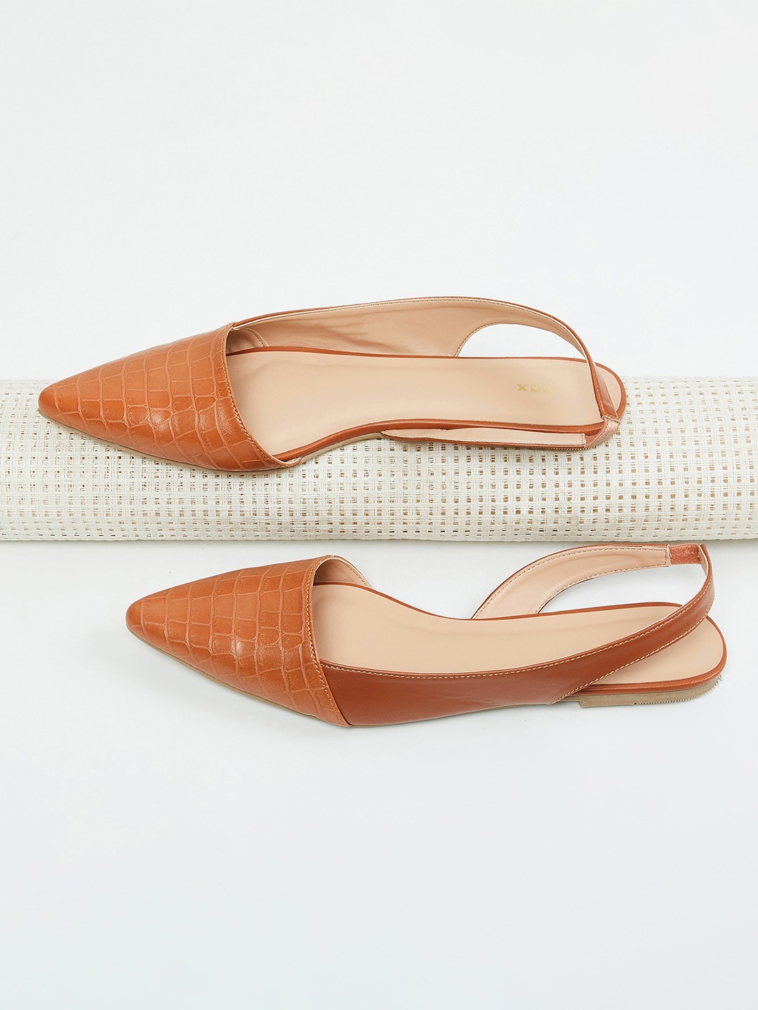 

max Women Tan Slip-On Sneakers