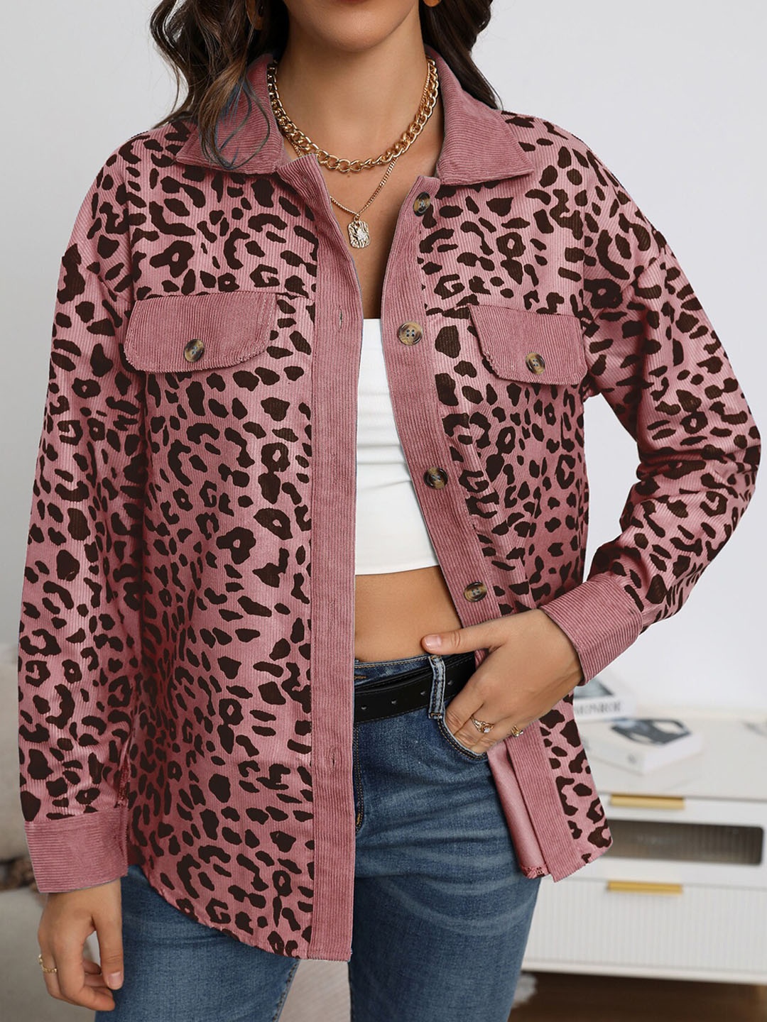 

BoStreet Women Pink Printed Bomber Jacket