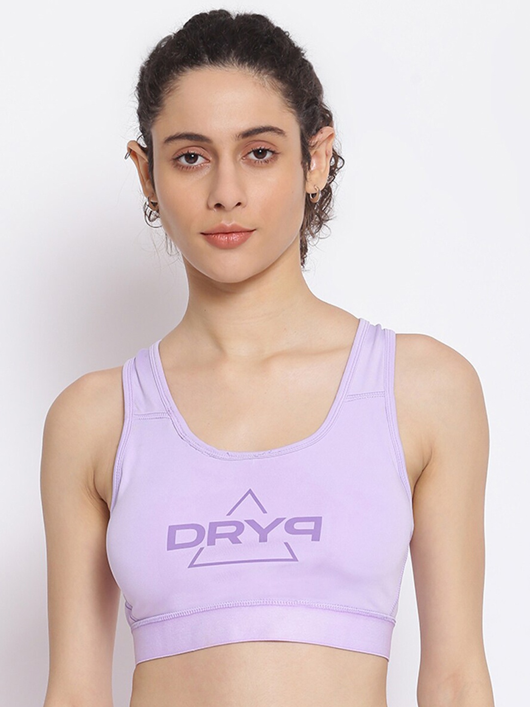 

DRYP EVOLUT Women Lavender Typography Bra
