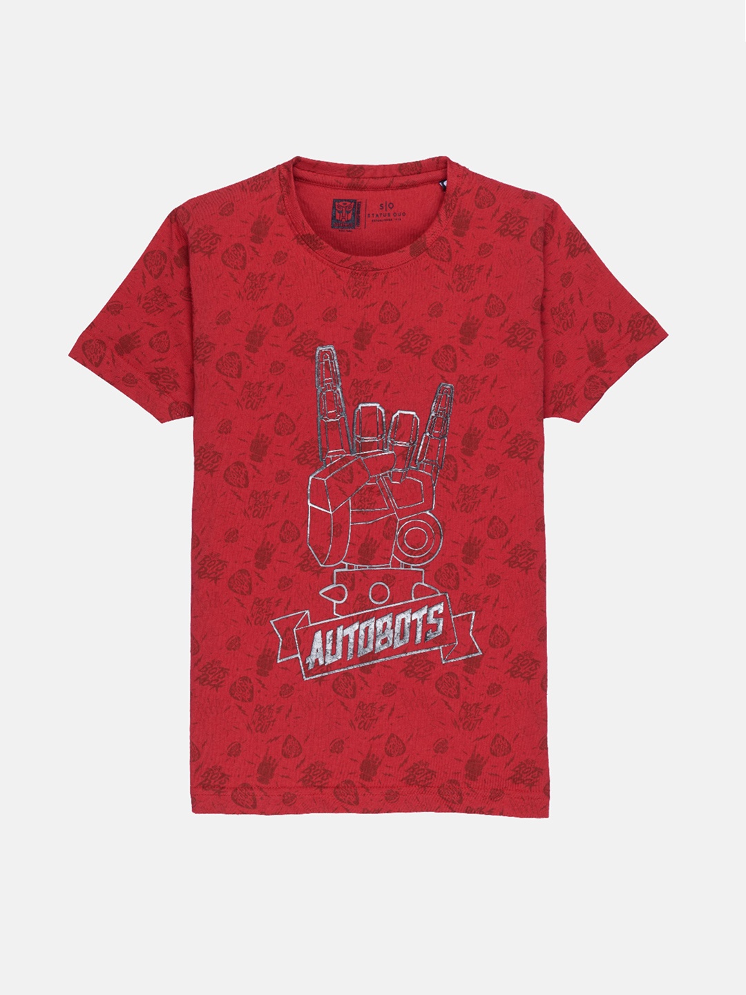 

Status Quo Boys Red Printed T-shirt