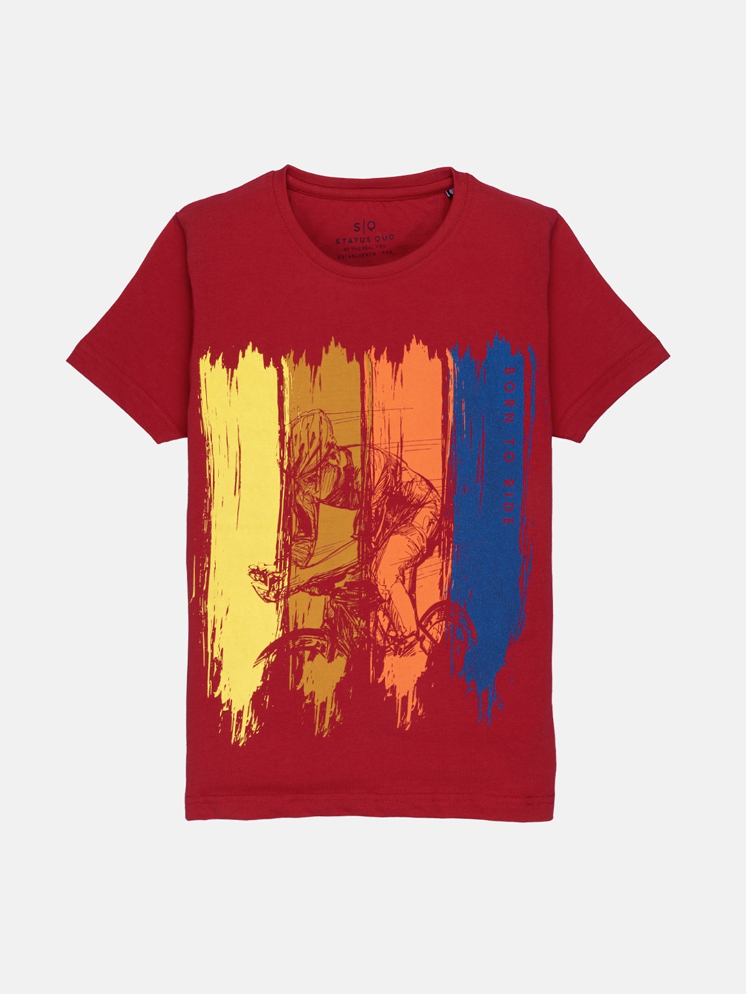 

Status Quo Boys Red Printed T-shirt